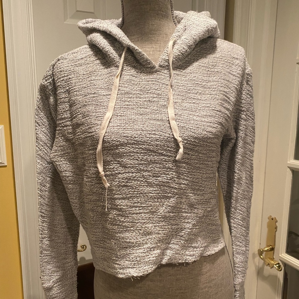 Brandy Melville crop hoodie. One Size.